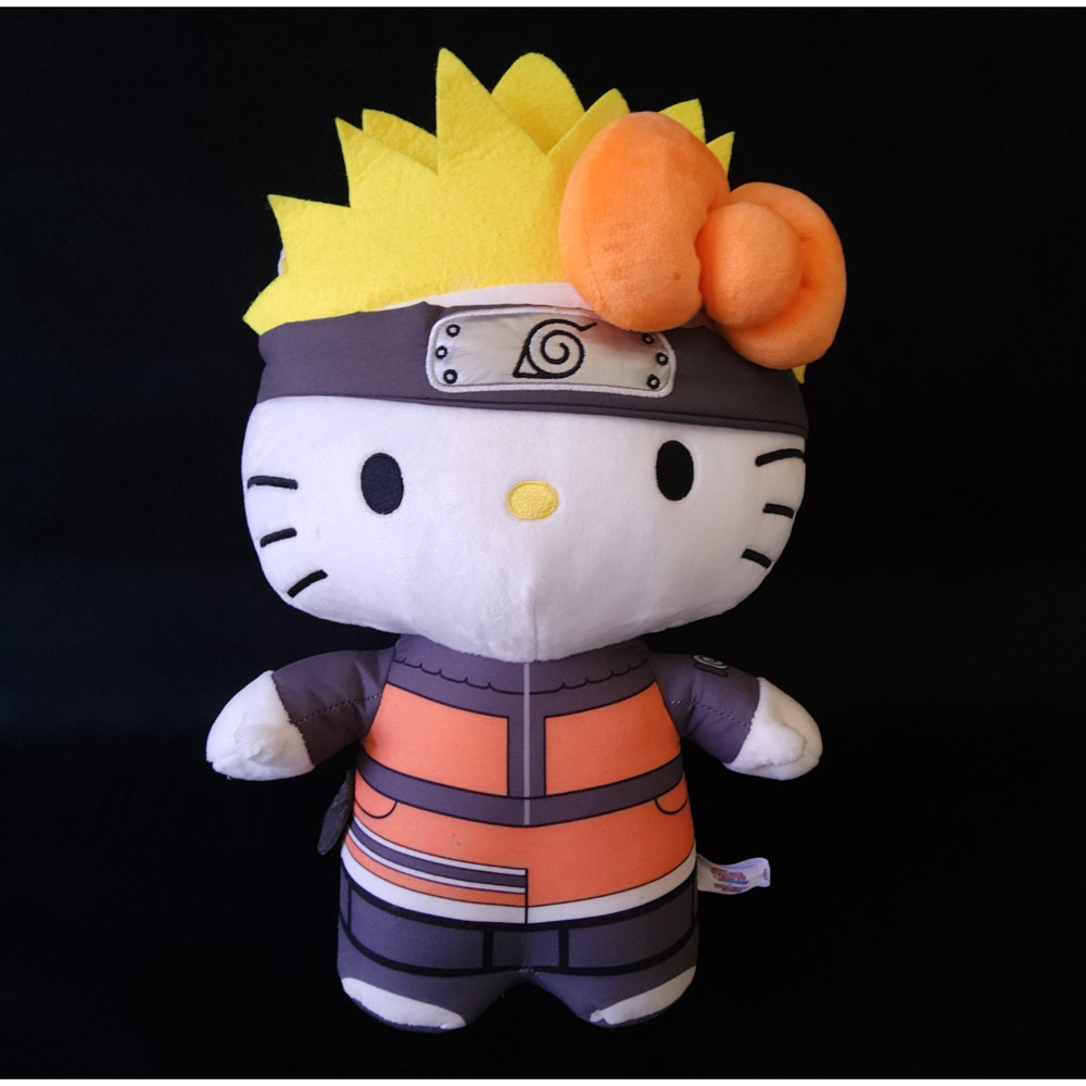 Japanese Hello Kitty Naruto Shippuden Plush Doll Shonen Jump Hk Collection 13”
